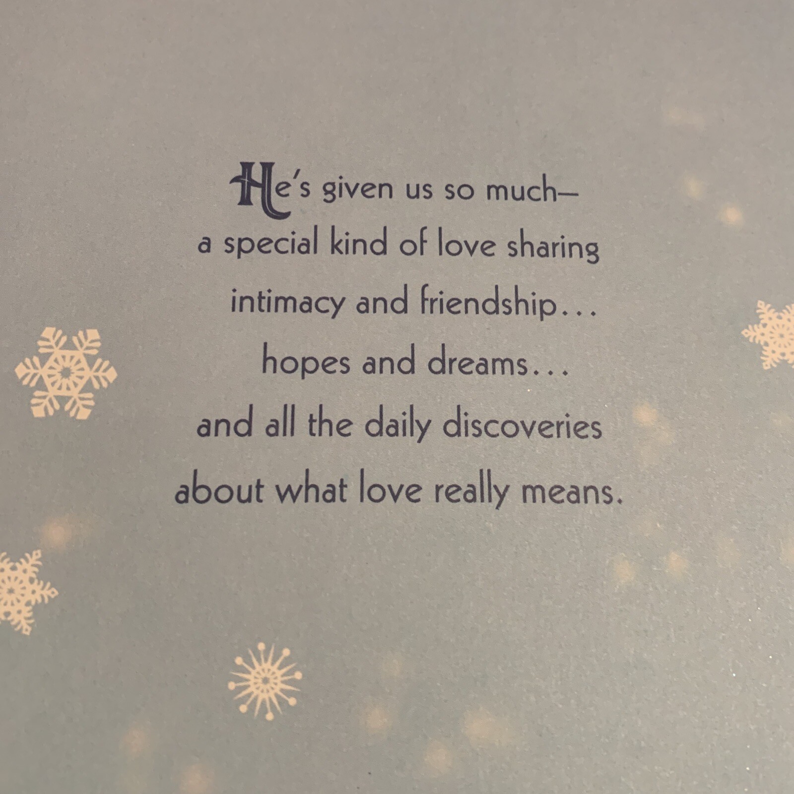 Merry Christmas To My Wonderful Husband 5.5”x8” Religious Greeting Card