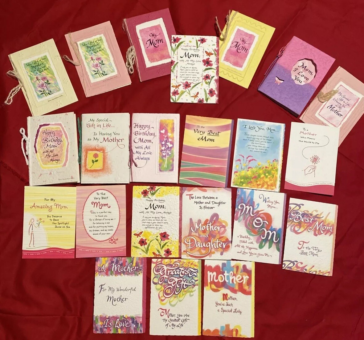 Blue Mountain Arts MOM/MOTHER assorted Greeting Cards birthday Luv Just because