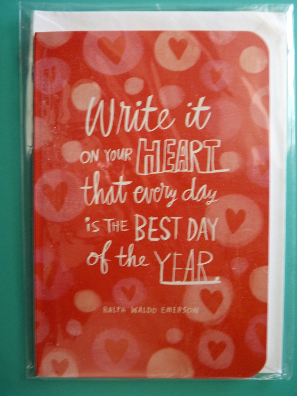 Valentine’s Day Greeting Card & Journal For Anyone – Hallmark Emerson Quote