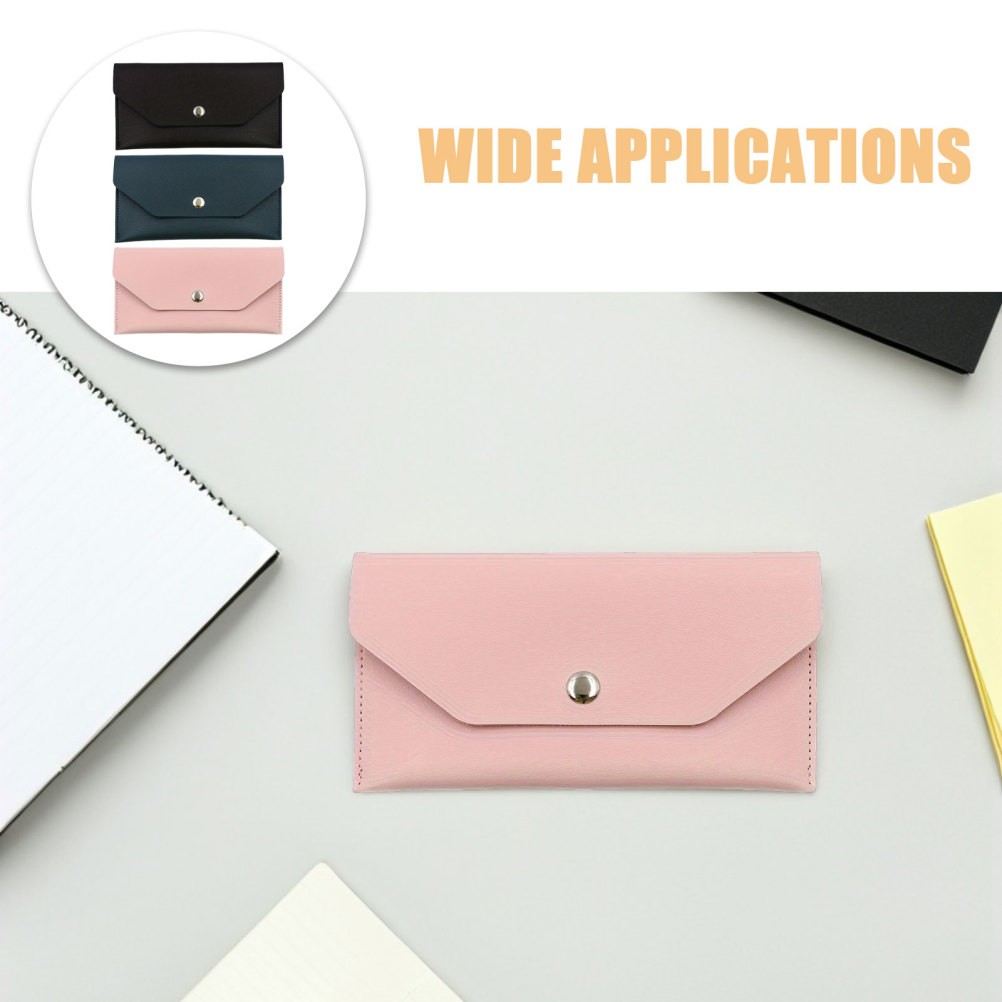 3 Pcs Money Wallet Budget Envelope Earphone Protective Case Pouch Cute