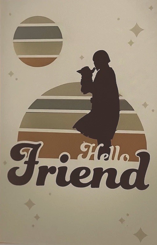 ** STAR WARS BIRTHDAY GREETING CARD ** MANDALORIAN /STAR WARS FAN /NEW W/ENV