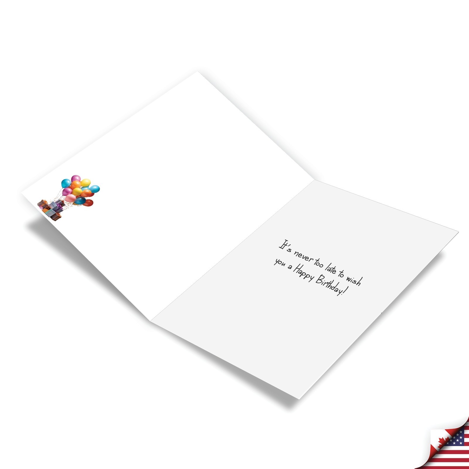 Humor Funny Never To Late Birthday Card – Friend Her Him Sarcasm Nobleworks