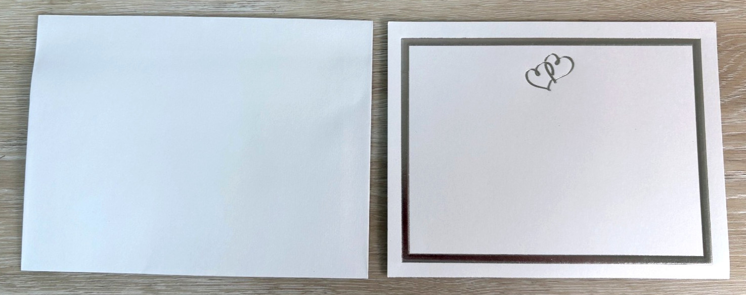 Wilton Foil Stamped Printable Reply/TY Cards & Envelopes 5.5″ x 4.5″ 170 count