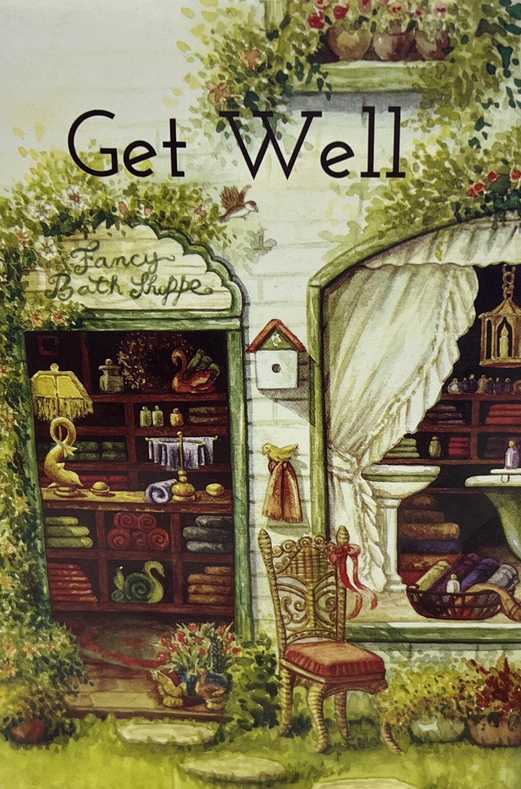Deluxe Pop-Up Cafe Get Well Greeting Card