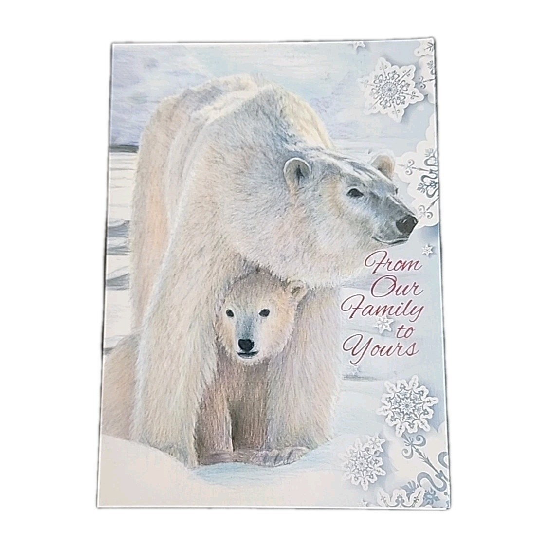 “From Our Family To Yours” National Wildlife Holiday Greeting Card With Envelope