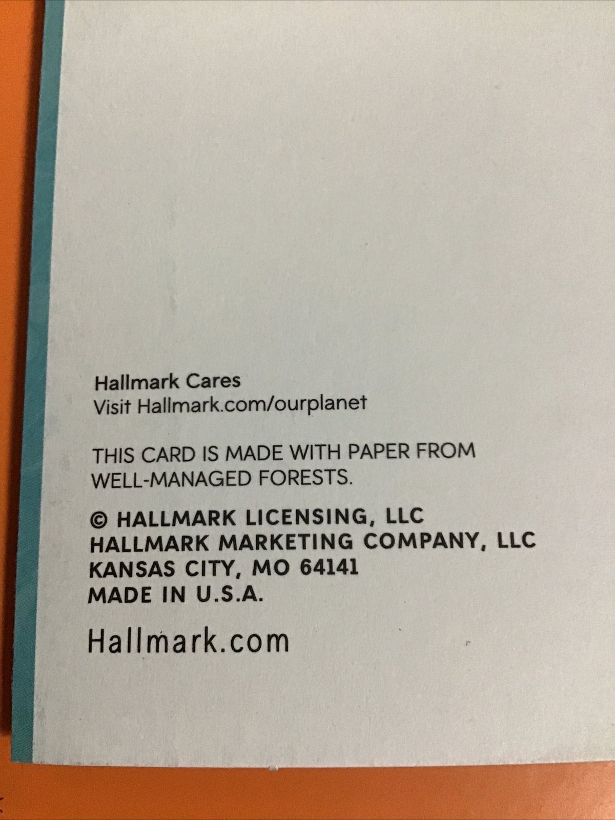 Mother’s Day For My Wife WITH TRACKING My Love 5.5”x 8” Hallmark Greeting Card