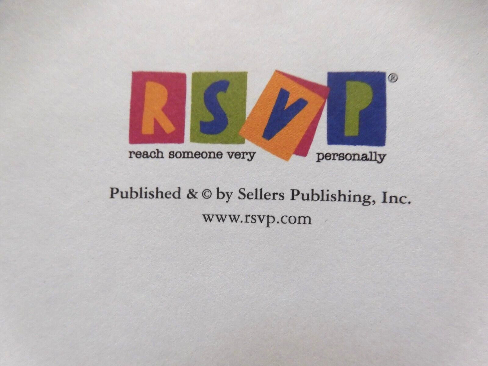 3 RSVP BLANK CARDS Colorful Delightful Large Sunflower All Occasion Cards