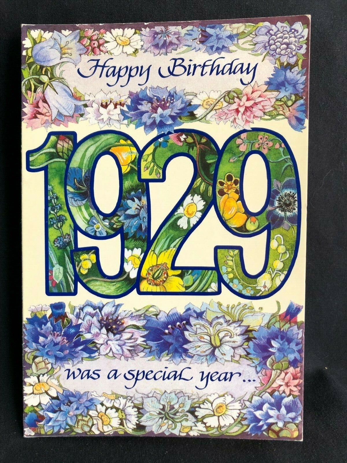 PICTURA GRAPHICS HISTORY GRAM GREETING CARD W/ SPECIFIC YEAR OF BIRTH – CHOOSE