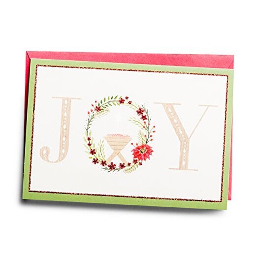 – Joy – 18 Boxed Christmas Cards and Envelopes, KJV (60643)