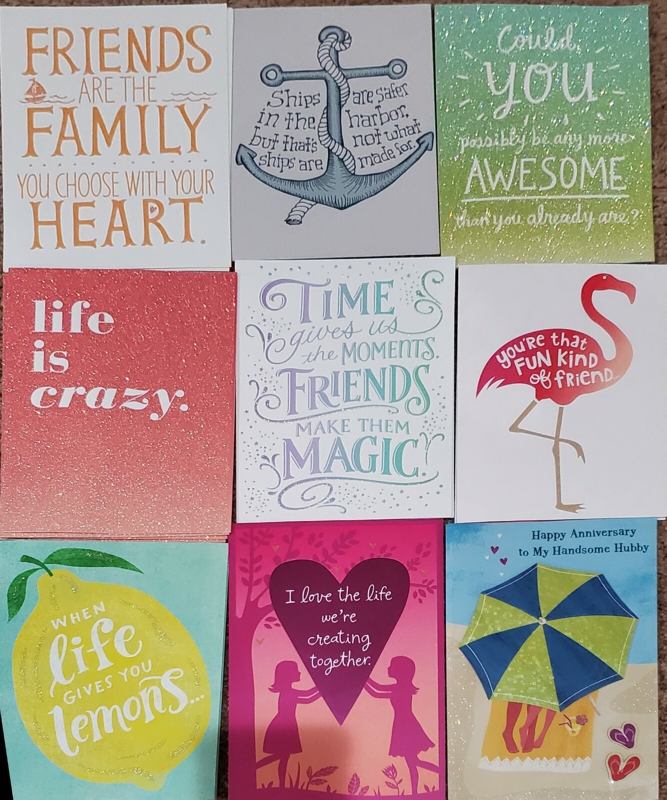 American Greeting Cards Assorted 37 count – Retail $200 – New