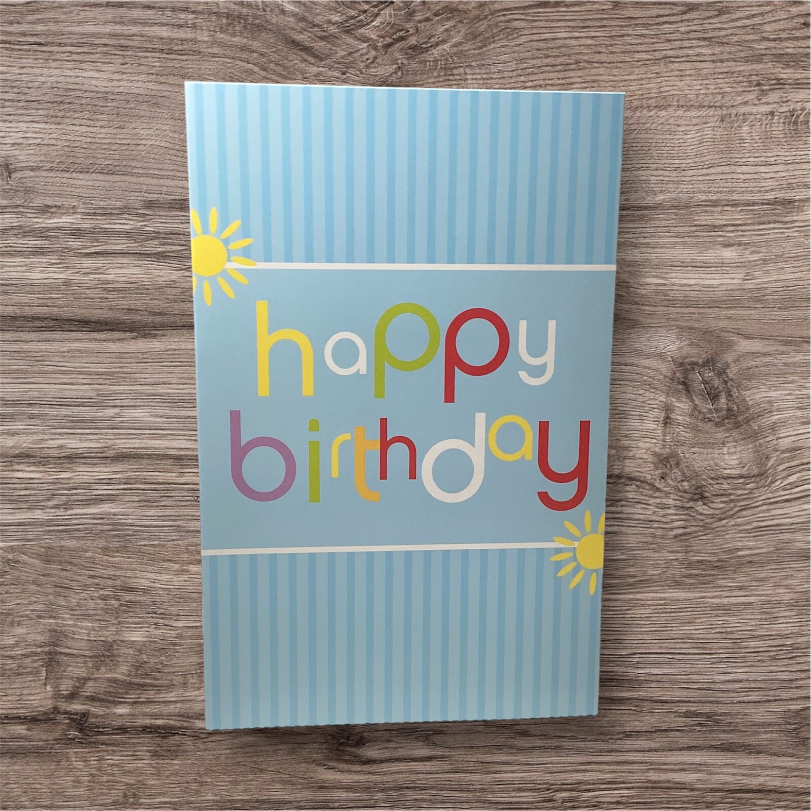 Greeting Card W/ Envelope Happy Birthday 5×7 Inches Friend Her Him