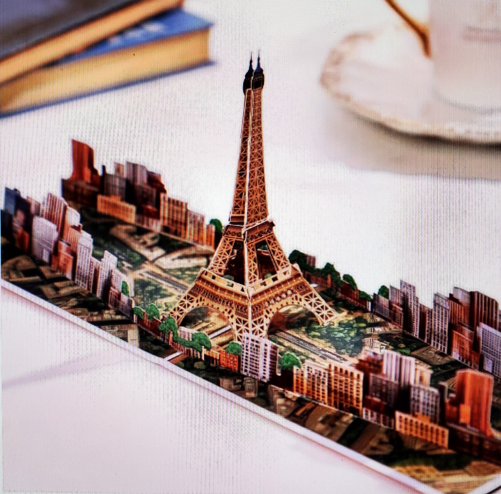Paris Cityscape & Eiffel Tower 3D Pop-up Card Any Occasion