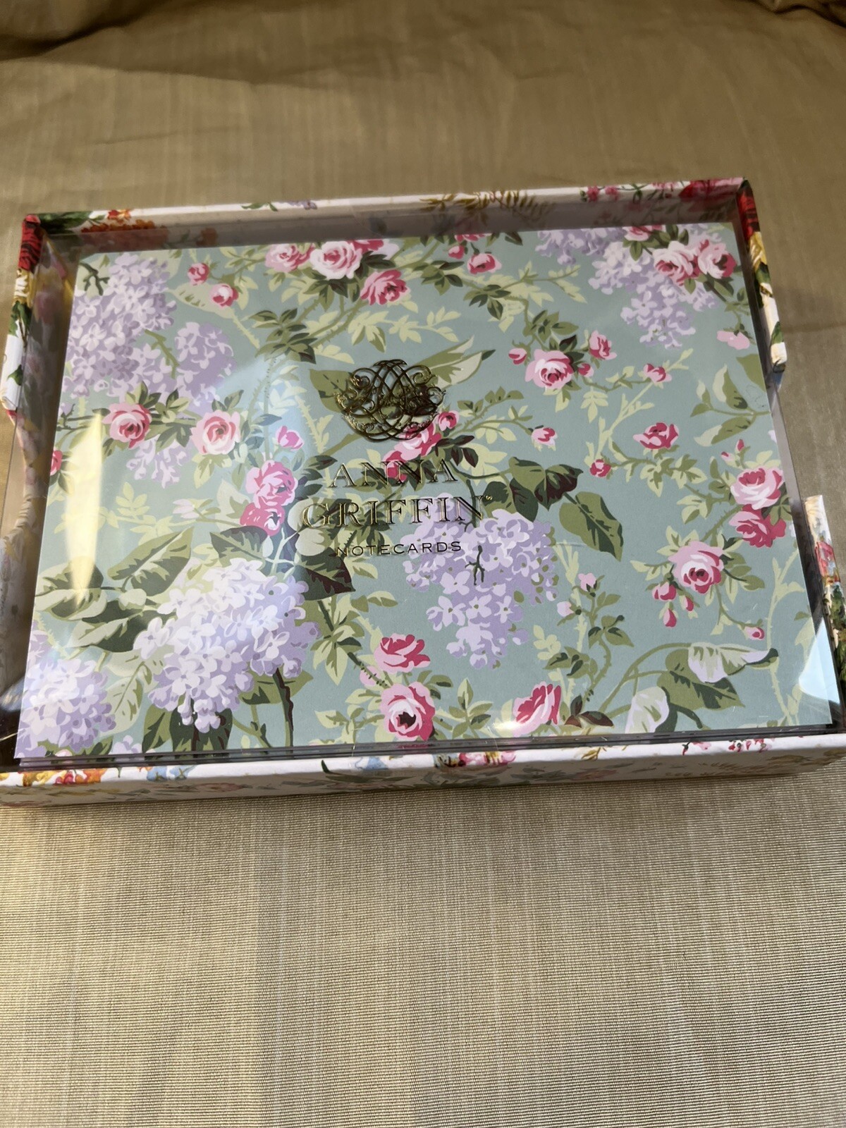 Anna Griffin Annalise Lilacs Folded Floral Note Cards