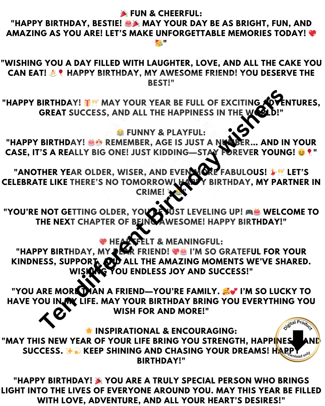 New Digital Birthday Card Printable