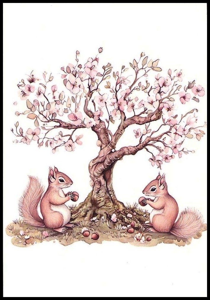 Notecard – Squirrel – Any Occasion – Blank Inside – 3 1/2″ x 5″ – CL134G
