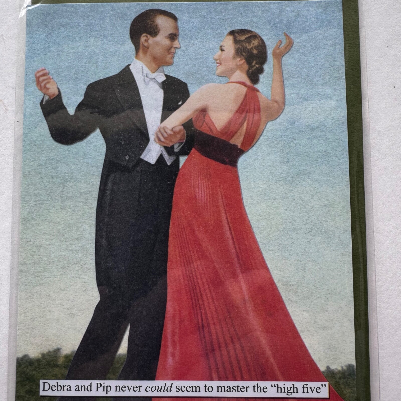 Anne Taintor All Occasion Congratulations Greeting Card 31846 Women Man Dancing