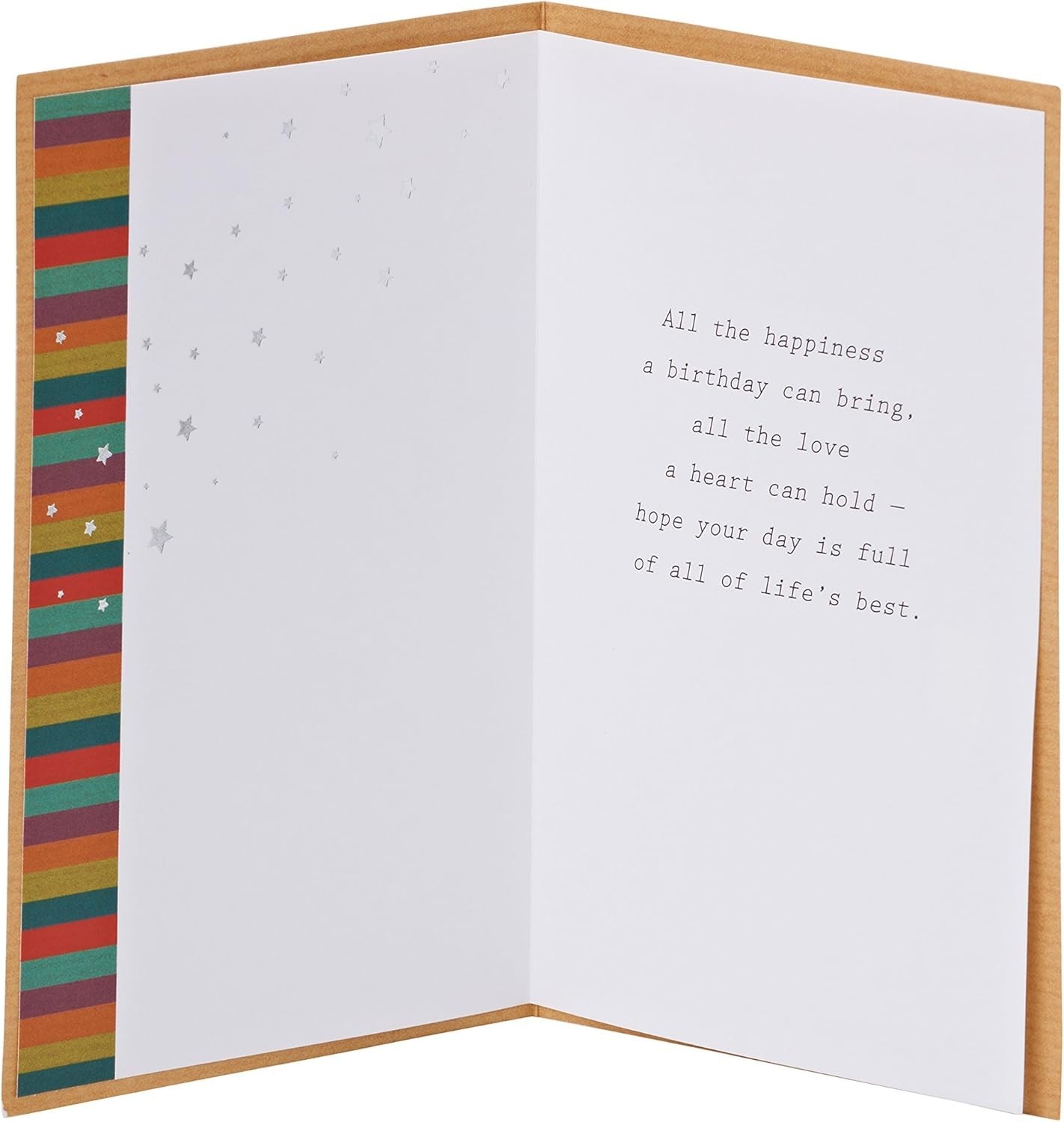 Starry Birthday Card with Silver Foil Embellishments – Perfect for Everyone