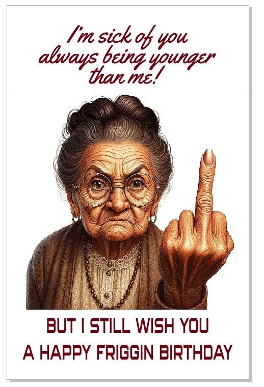 Birthday Card Greeting Card Happy Friggin Birthday GC21