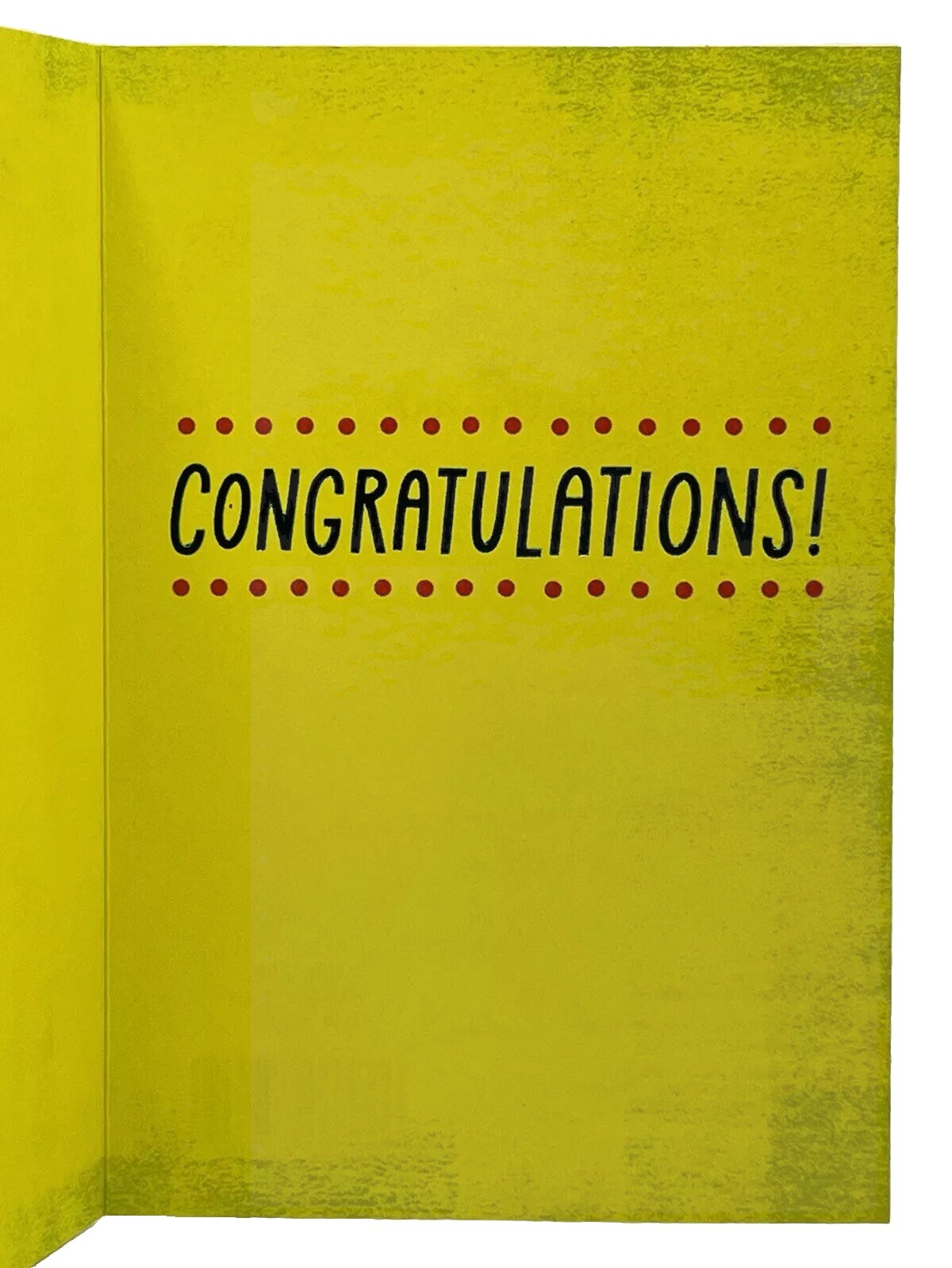 Congratulations Card “Nailed It” Metallic Foil Multicolor Hallmark Card NEW