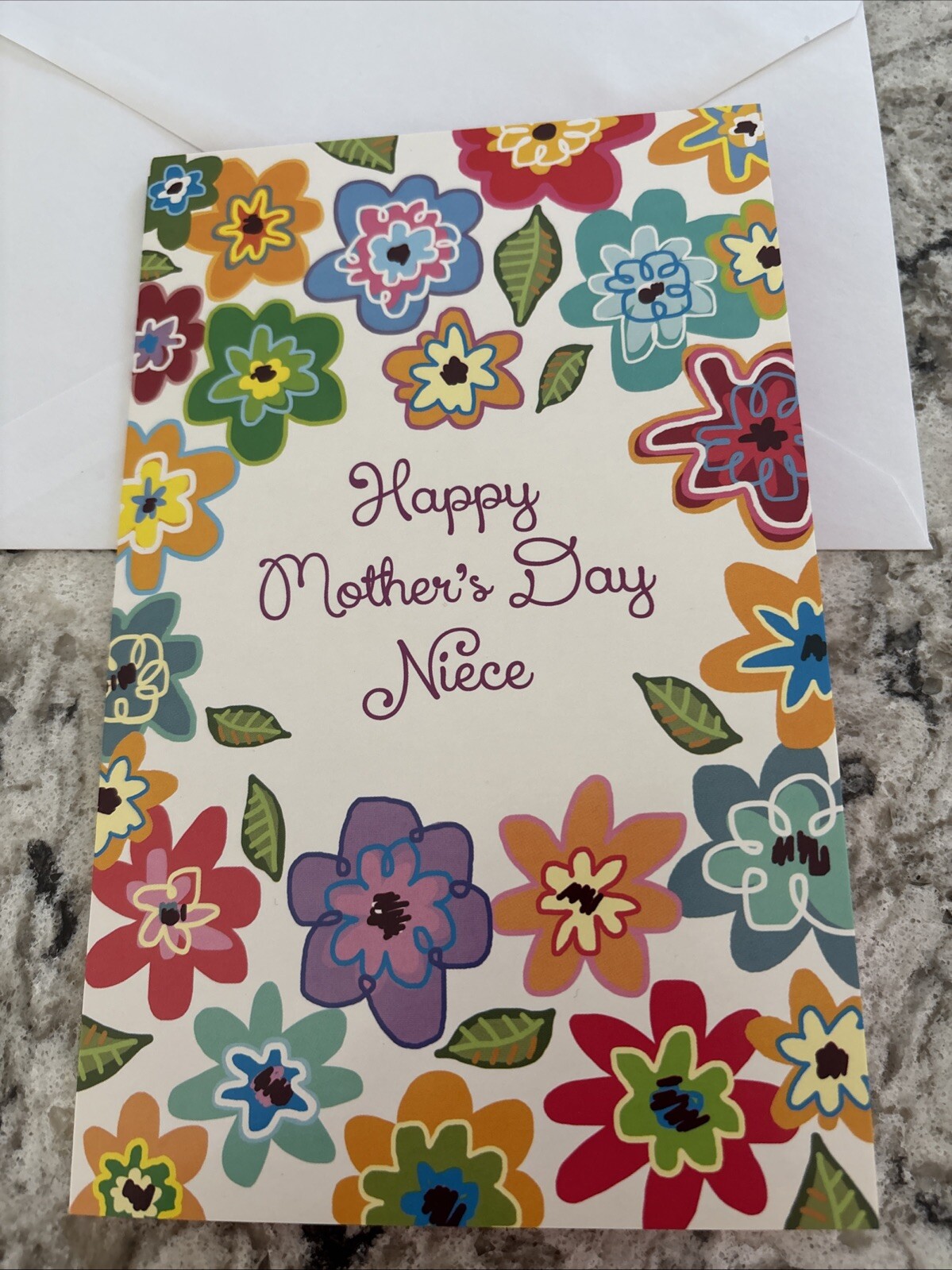 Mother’s Day NIECE Amazing Incredible Happiness 5”x7.75″ Stockwell Greeting Card