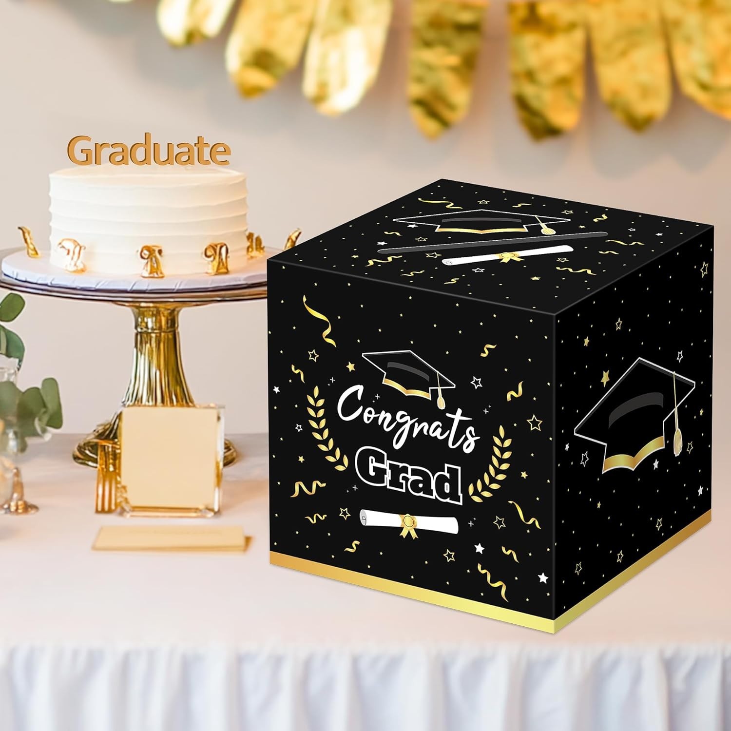Large Foldable Graduation Card Box for Class of 2026