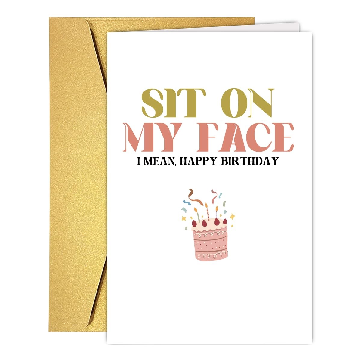 Funny Adult Birthday Card for Wife Girlfriend Fiance Women, Dirty Naughty Bir…