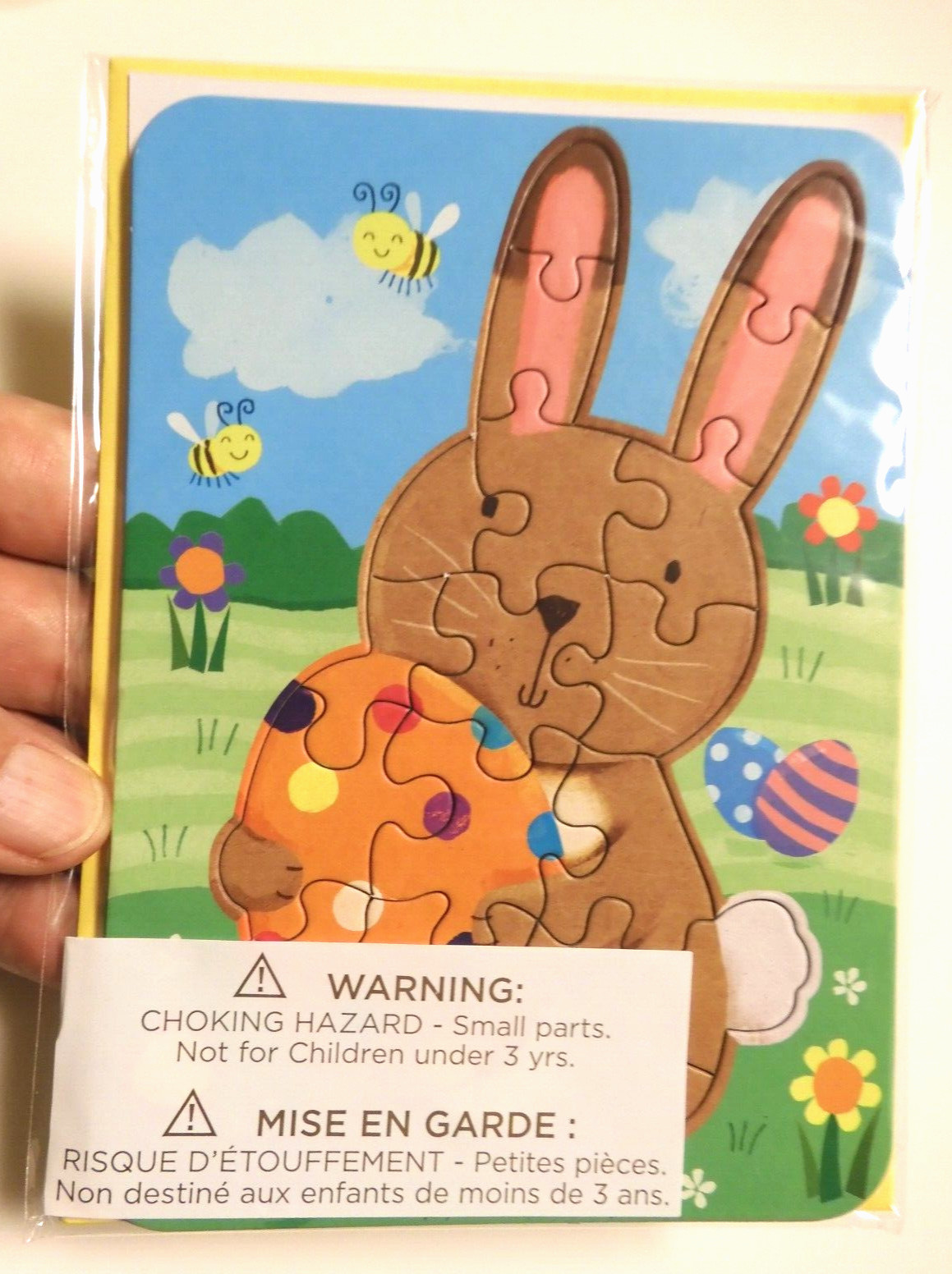 1 Papyrus Card Easter Day Bunny Rabbitt Puzzle fun for All Easter & Springtime