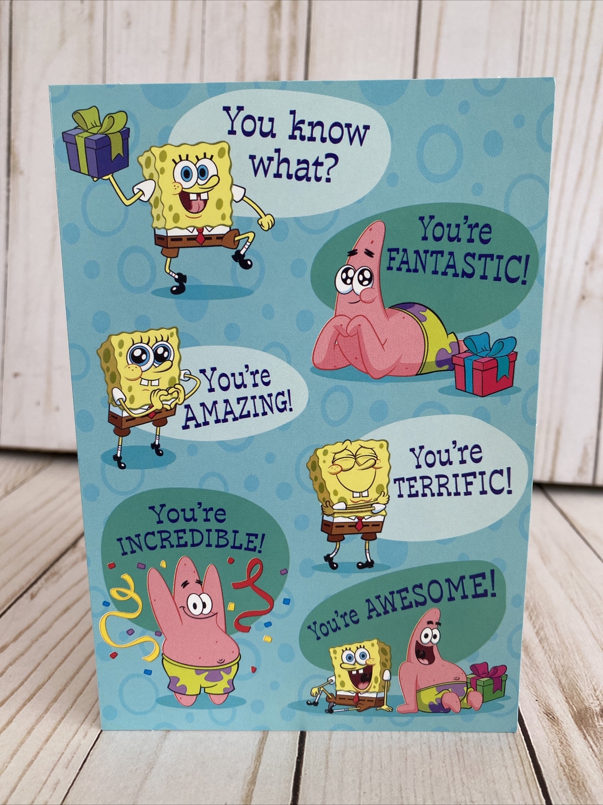 SpongeBob Squarepants Birthday Card Sponge Bob Best Kid Ever Hallmark New Gift