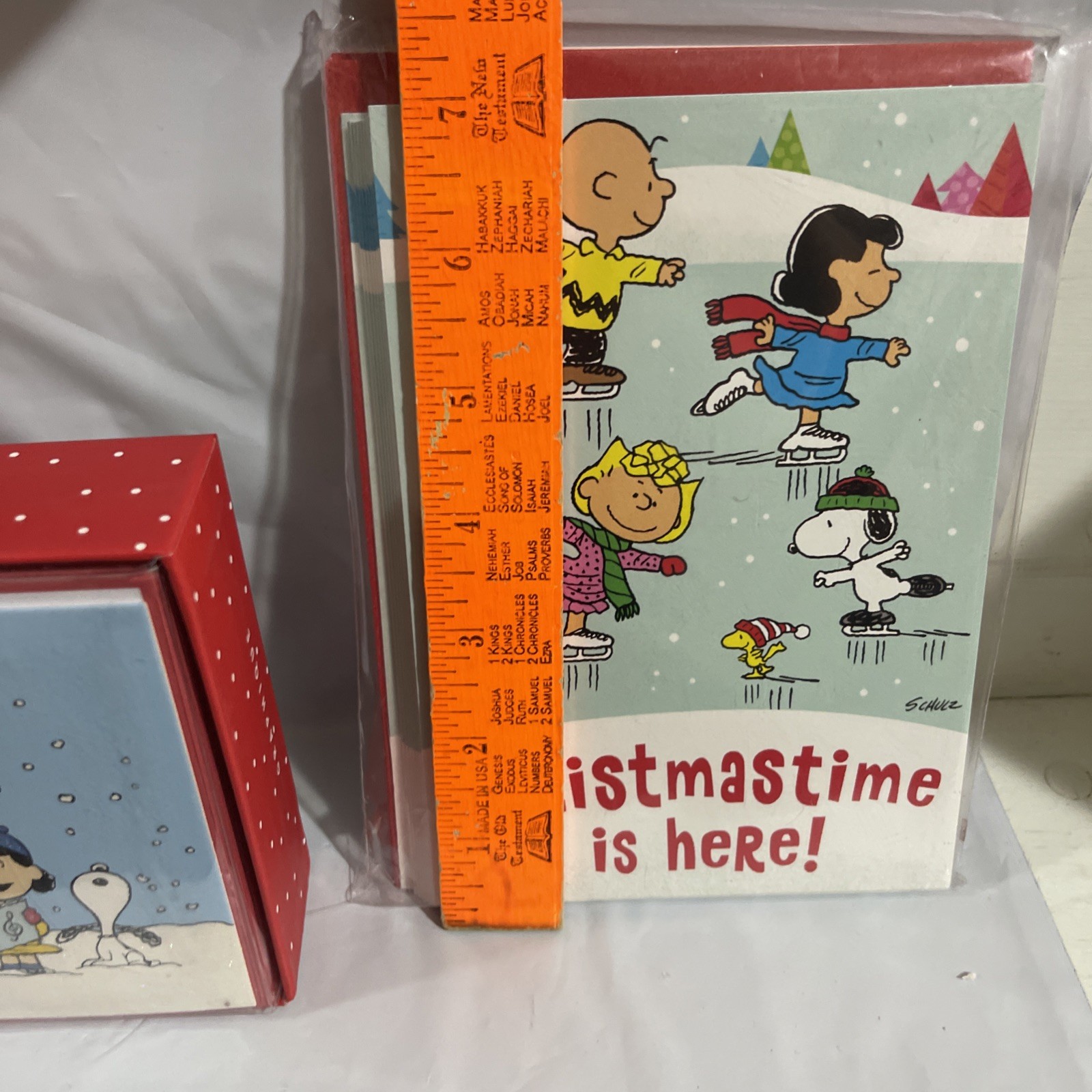 Graphique Peanuts™ Choir Mid-Sized Holiday Boxed Card 15ct & I0ct Skating