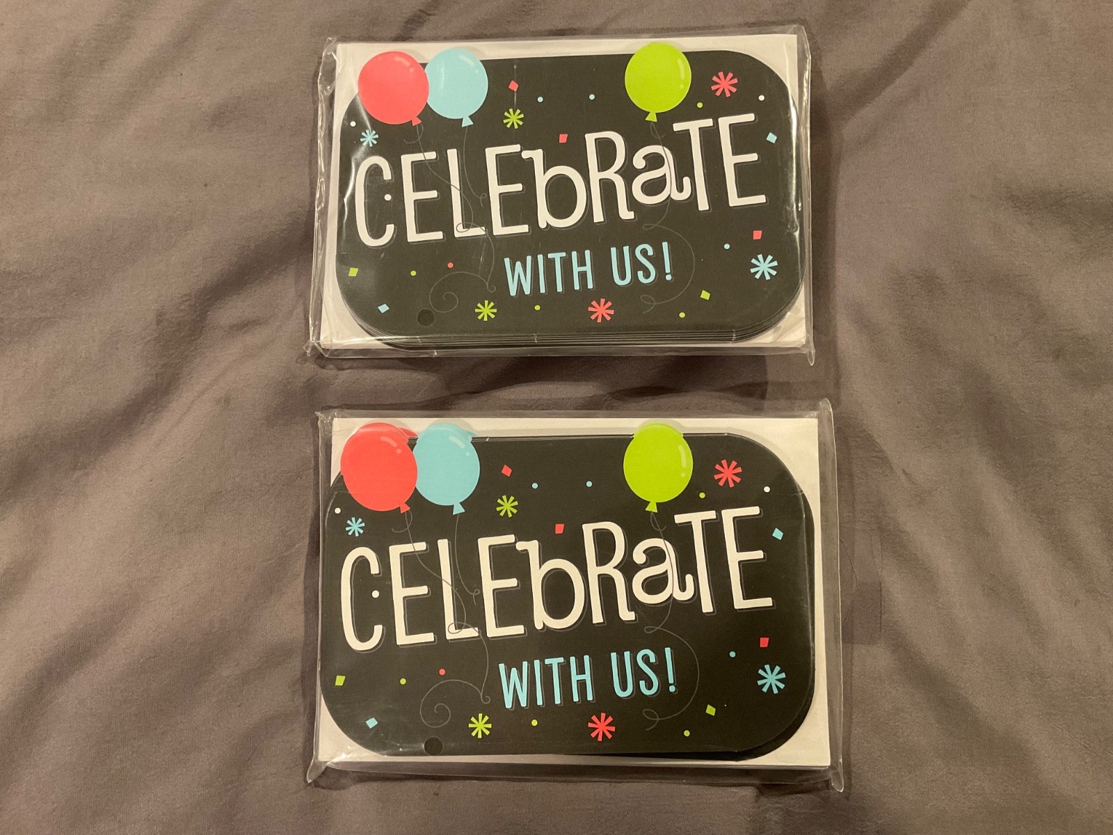 2 Packs American Greetings Celebrate With Us Invitations & Envelopes 20 Count