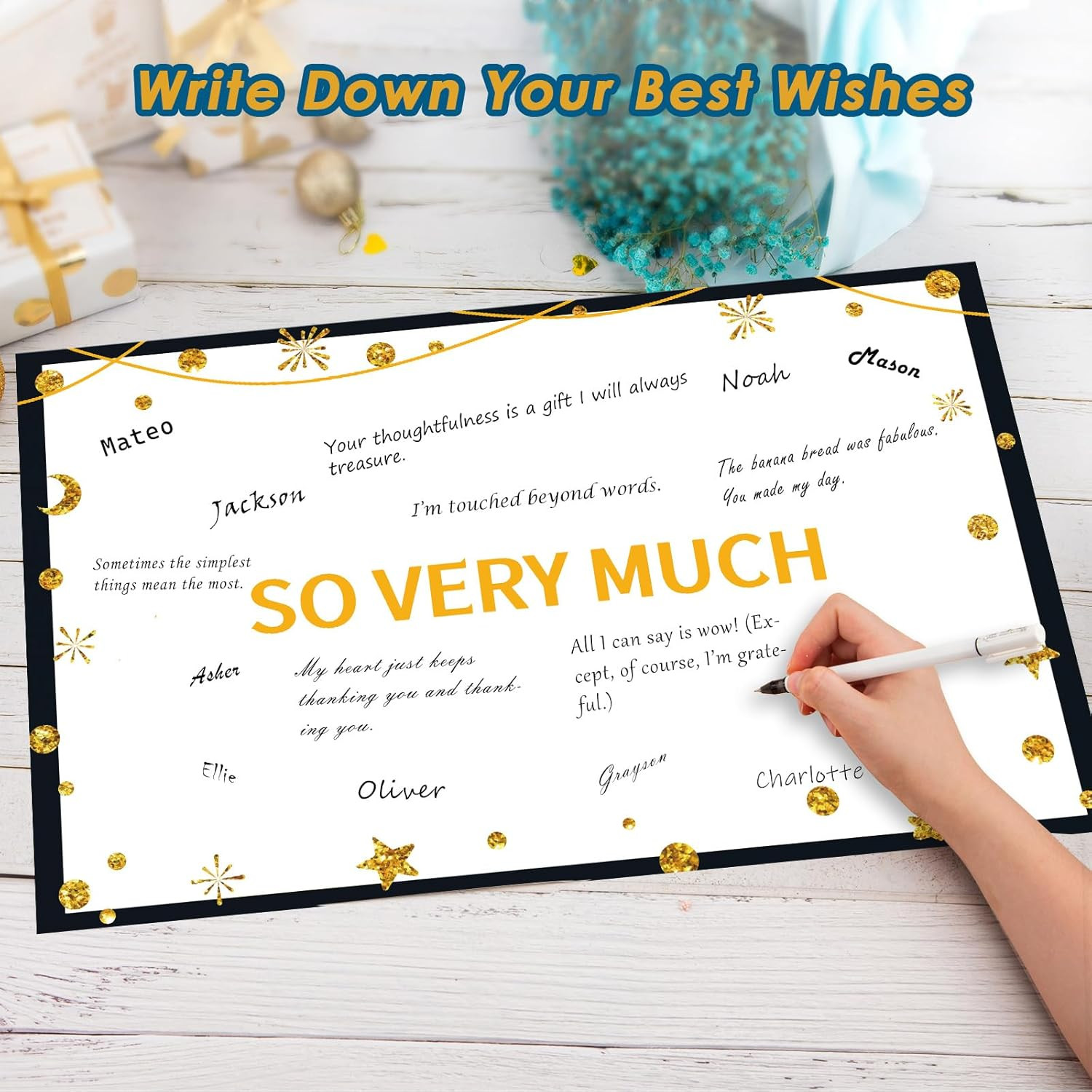 Large Thank You Card, 13.8 X 21.6 Inch Jumbo Thank You Card, a Great Big Thank Y