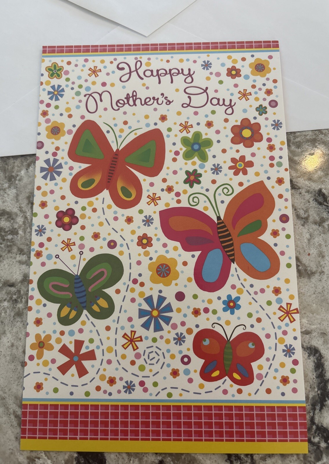 Happy Mother’s Day Wonderful Mother With Love 5”x7.75″ Stockwell Greeting Card