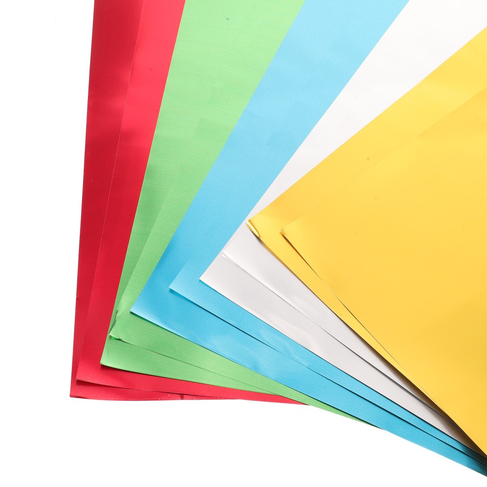 10 Pcs Art Embossed Paper Foil for Crafts Home Decor