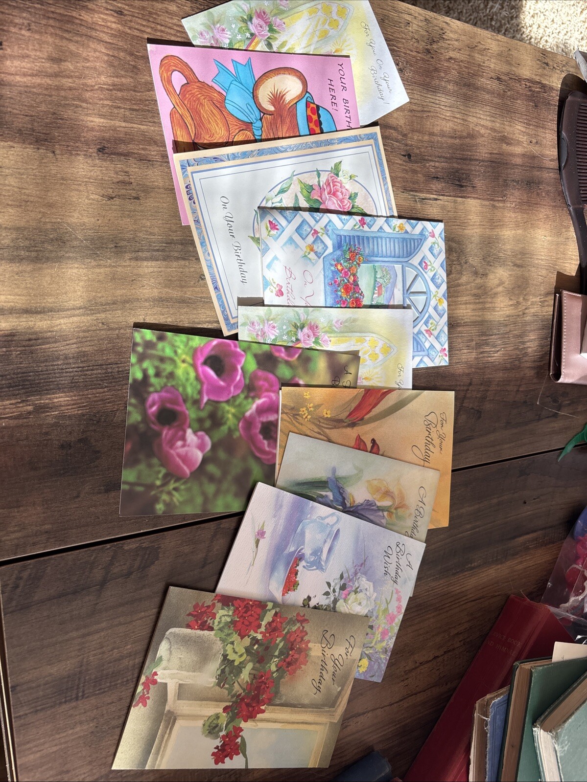 Lot Of 12 VTG Olympicard Happy Birthday Cards