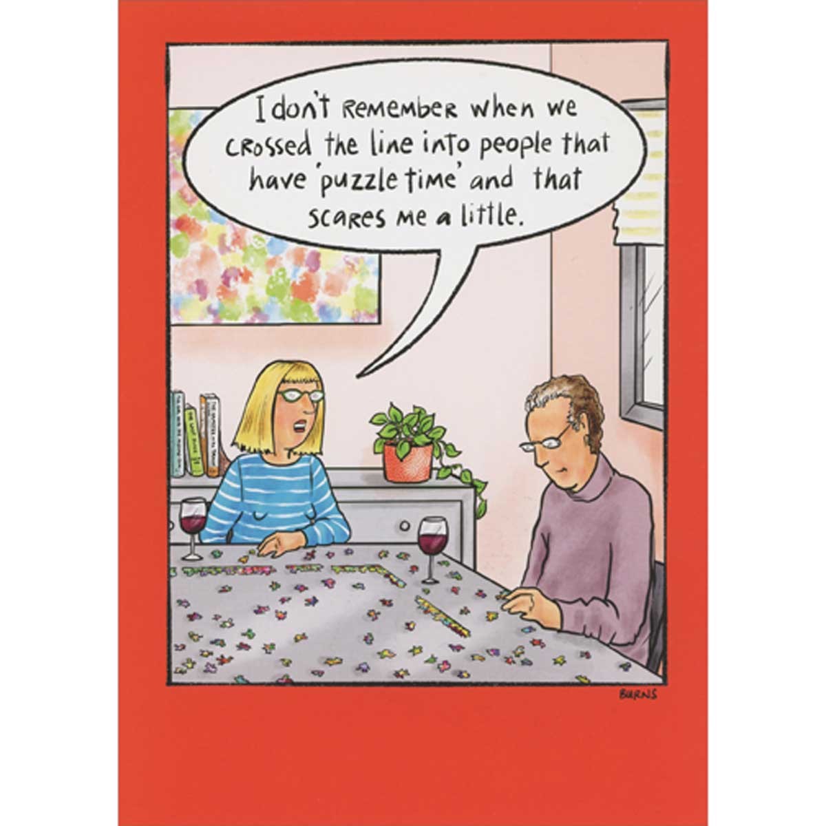 Oatmeal Studios People That Have Puzzle Time Funny Birthday Card