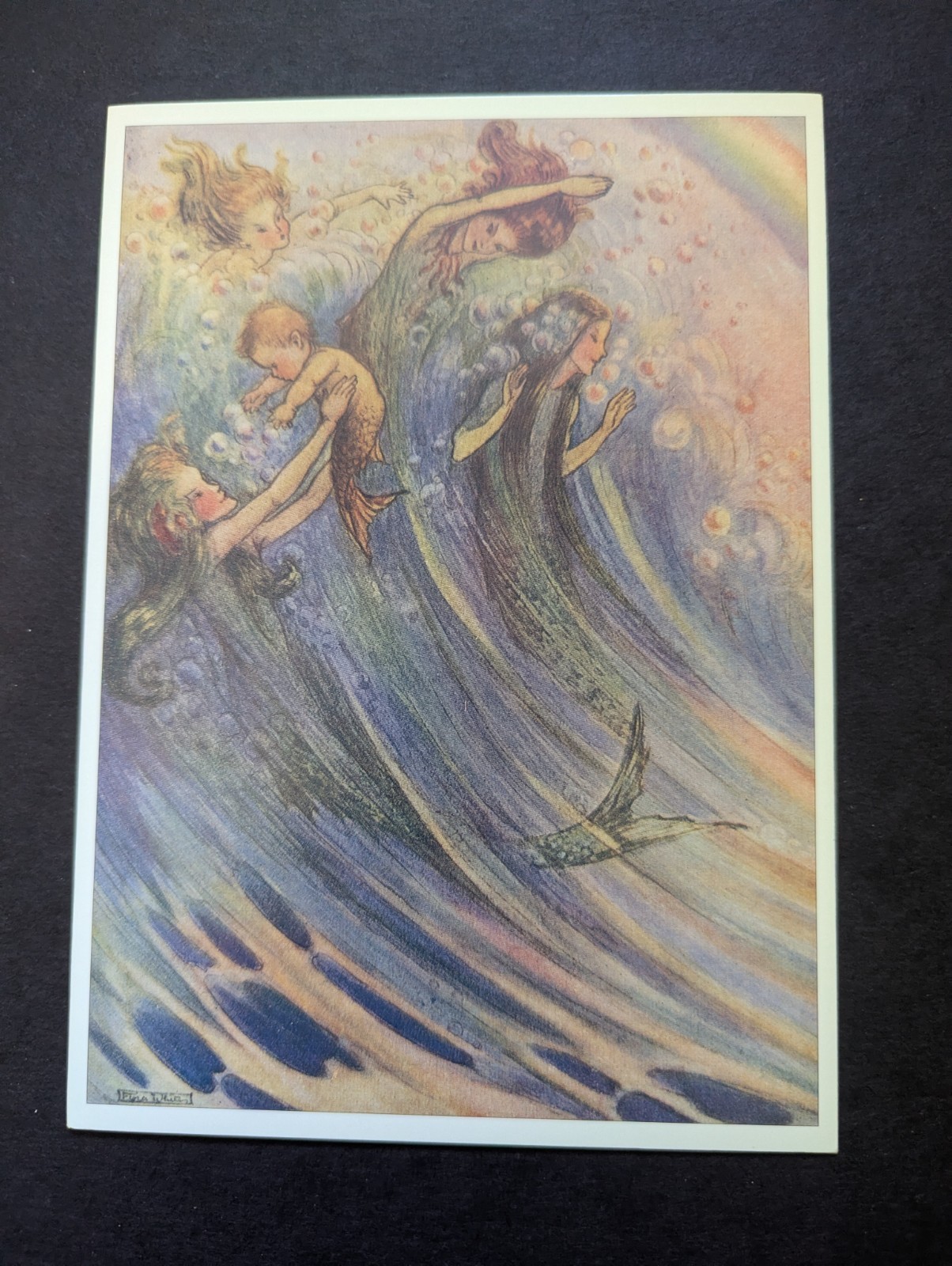 Set of 3 Greeting Cards by Laughing Elephant, Mermaids and Fairy