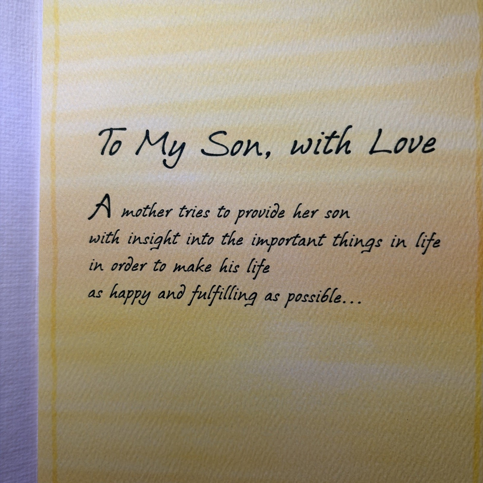 Blue Mountain Arts Son with LOVE i am always here for you 306