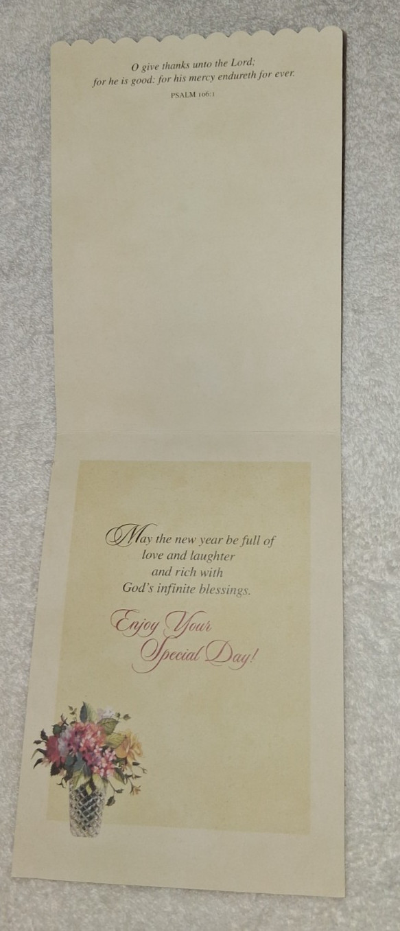 Sandy Clough 12 Christian Inspirations Birthday Cards Roses Birds Butterfly Lot