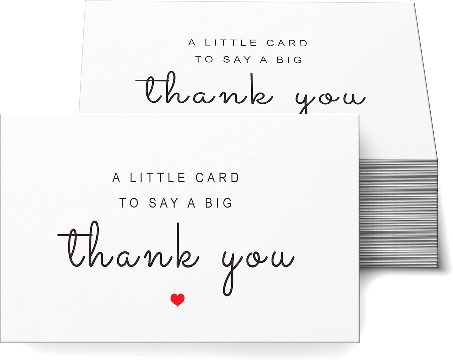 Little Thank You Cards Big Thank You Notes for All Occasions 3.5 X 2 Inch Pack o