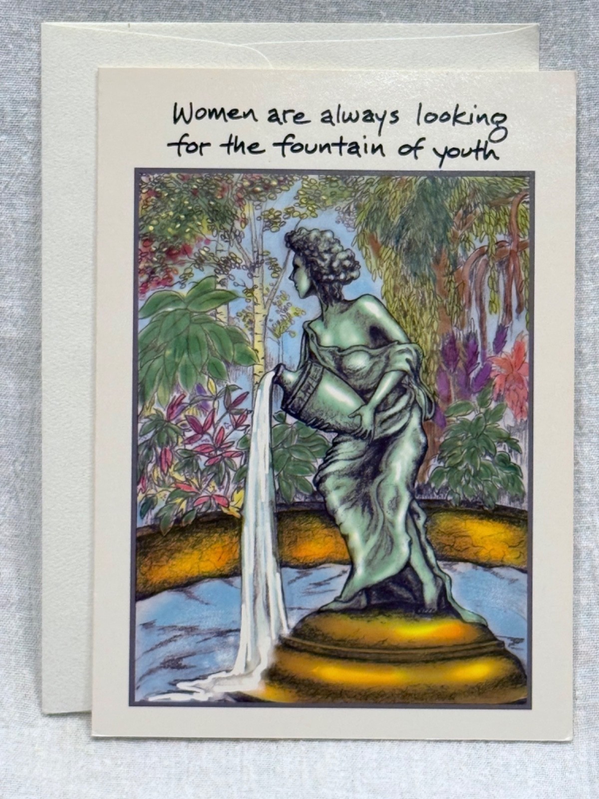 Vtg. In Your Face “Women Are Always Looking For The…” Humorous Greeting Card