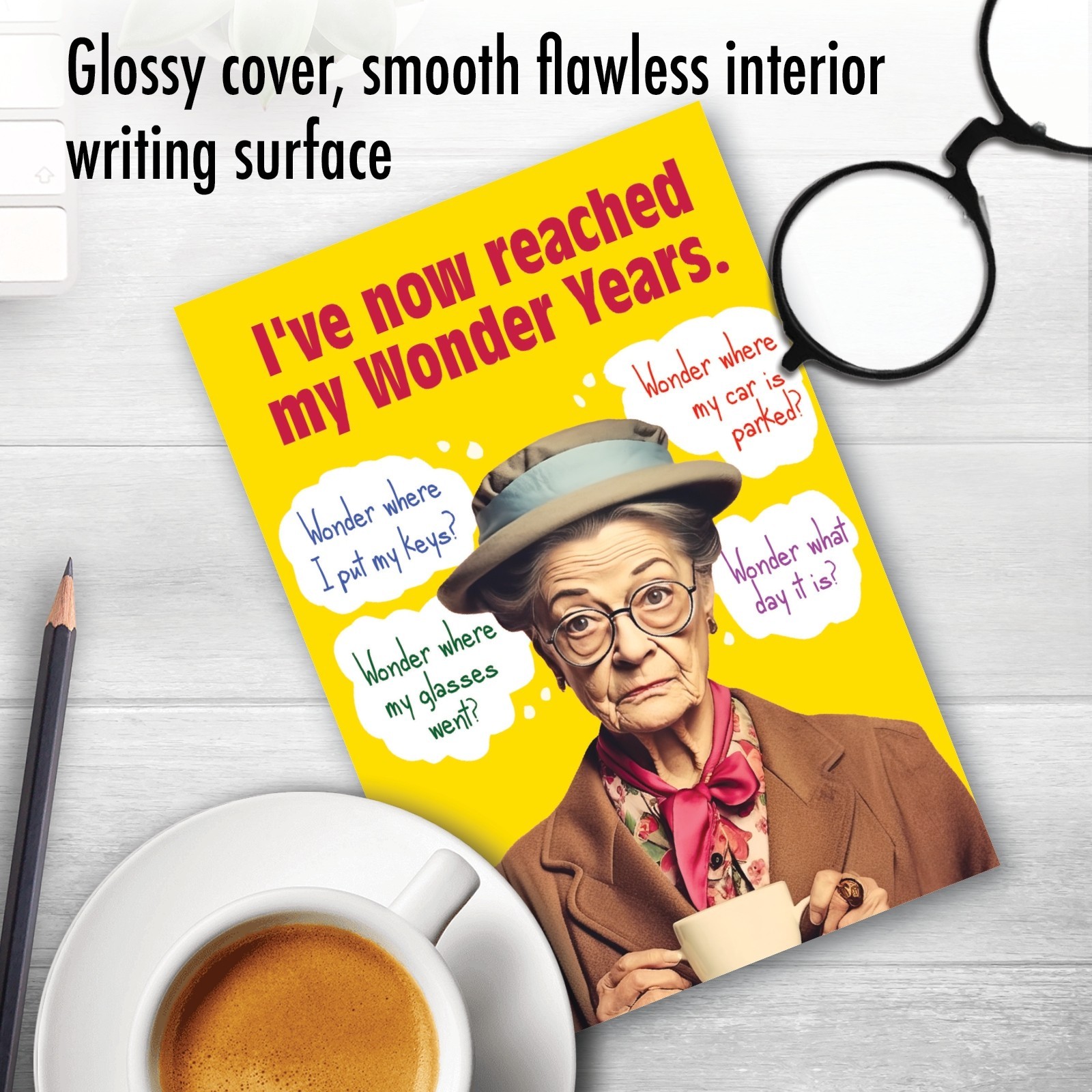 Humor Funny Wonder Years Birthday Card – Friend Her Him Sarcasm Nobleworks