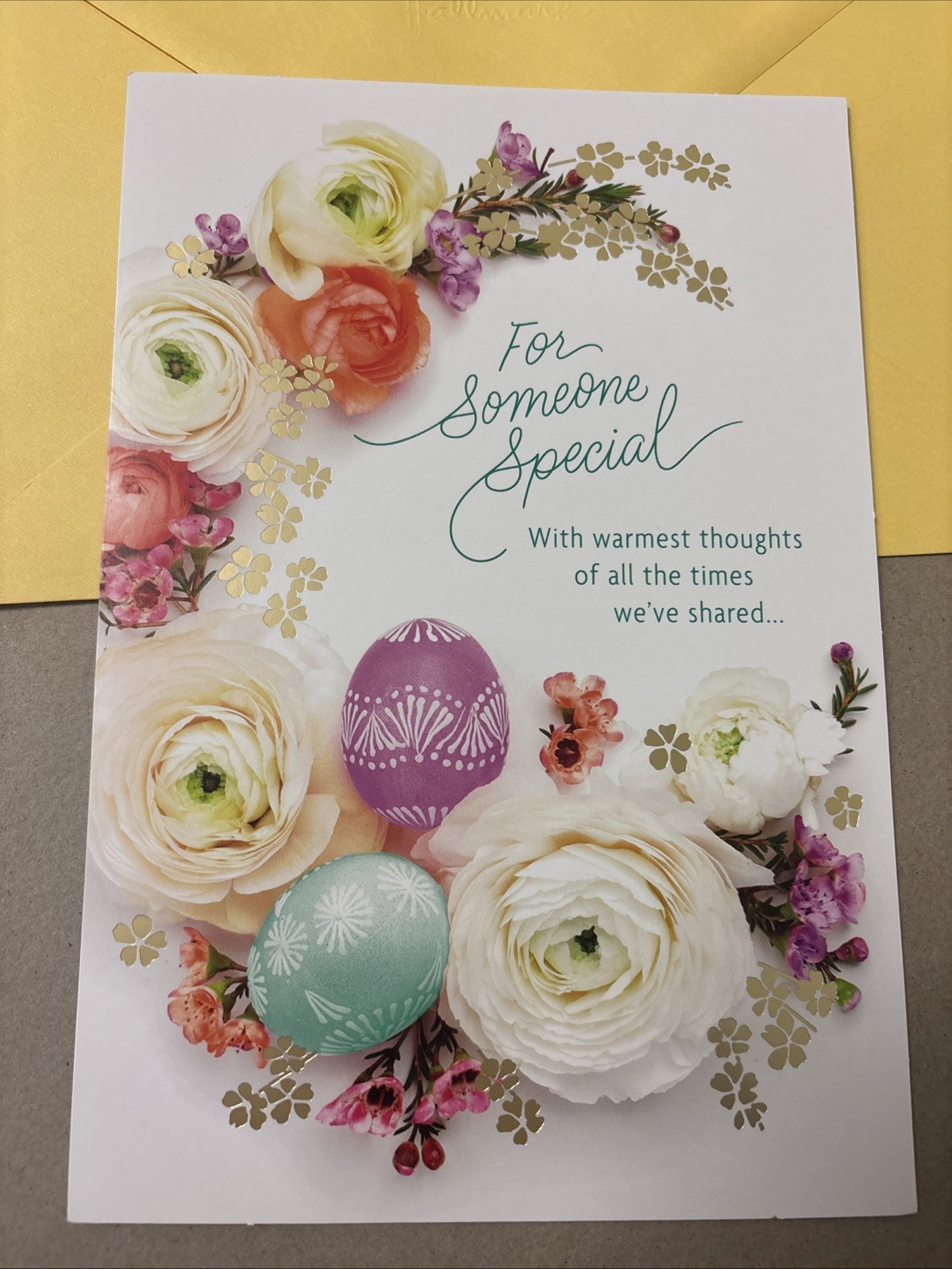 Easter For Someone Special Thoughtful For You 5.5”x8” Hallmark Greeting Card