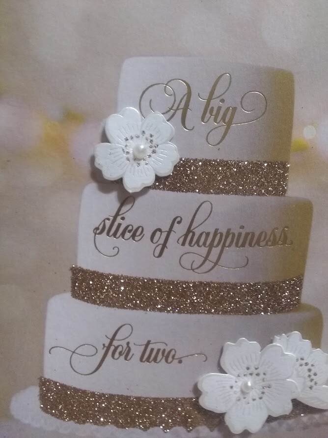 Sincere Hallmark Congratulations A Big Slice Of Happiness For Two Fancy Cake
