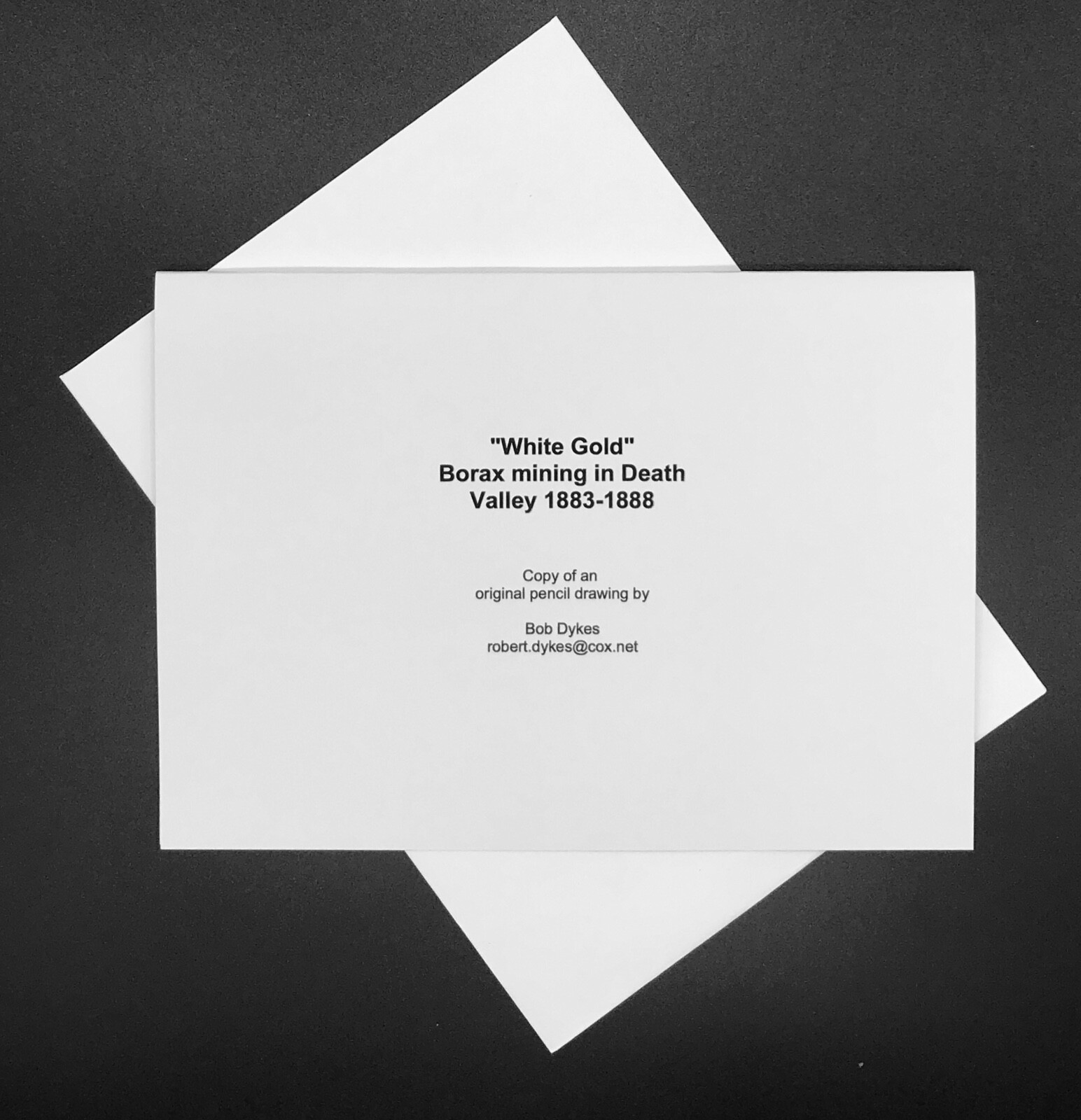 Whitegold, Blank Greeting Cards w/envelopes, Notecards, Original Art