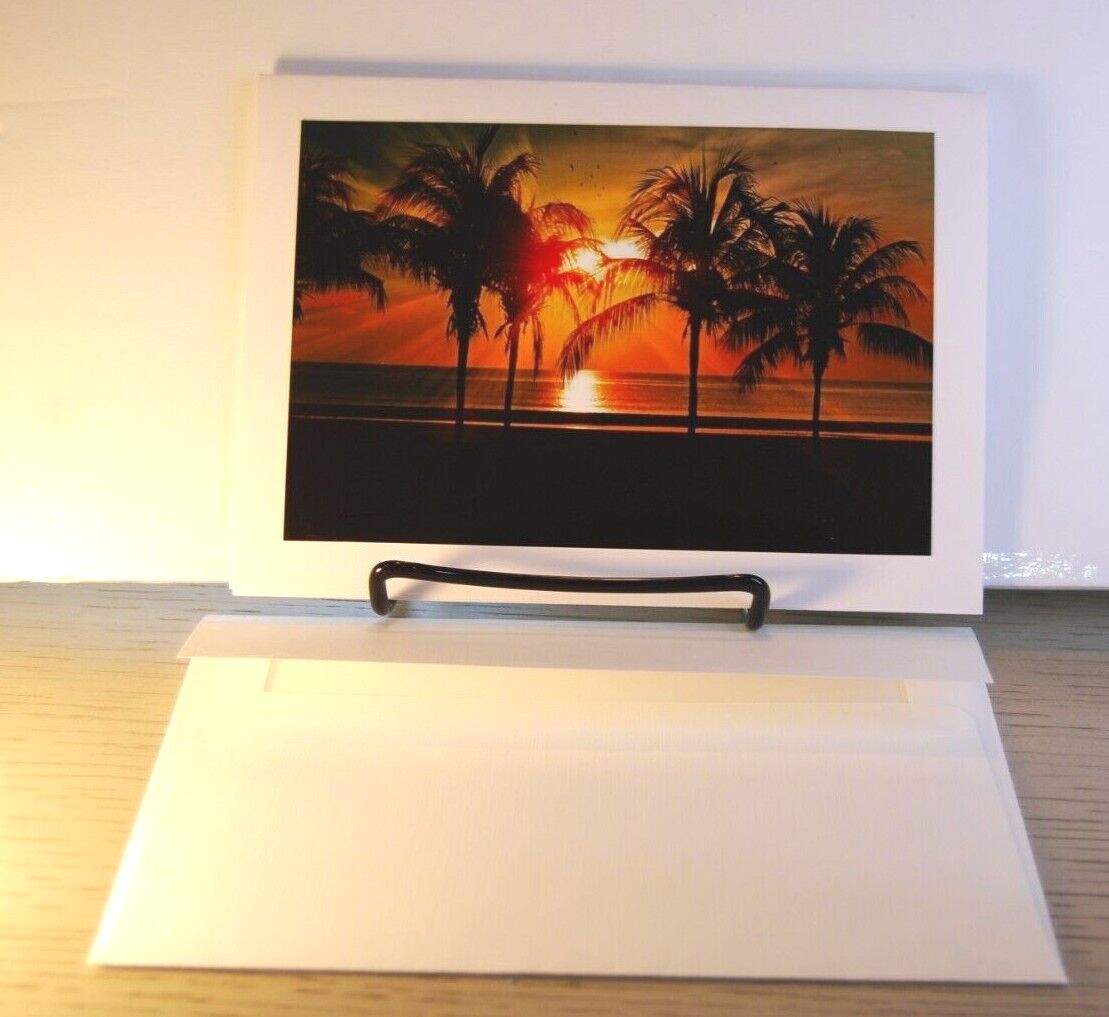 Blank Greeting Card, Glossy Print on Fine Linen Cardstock, FREE SHIPPING