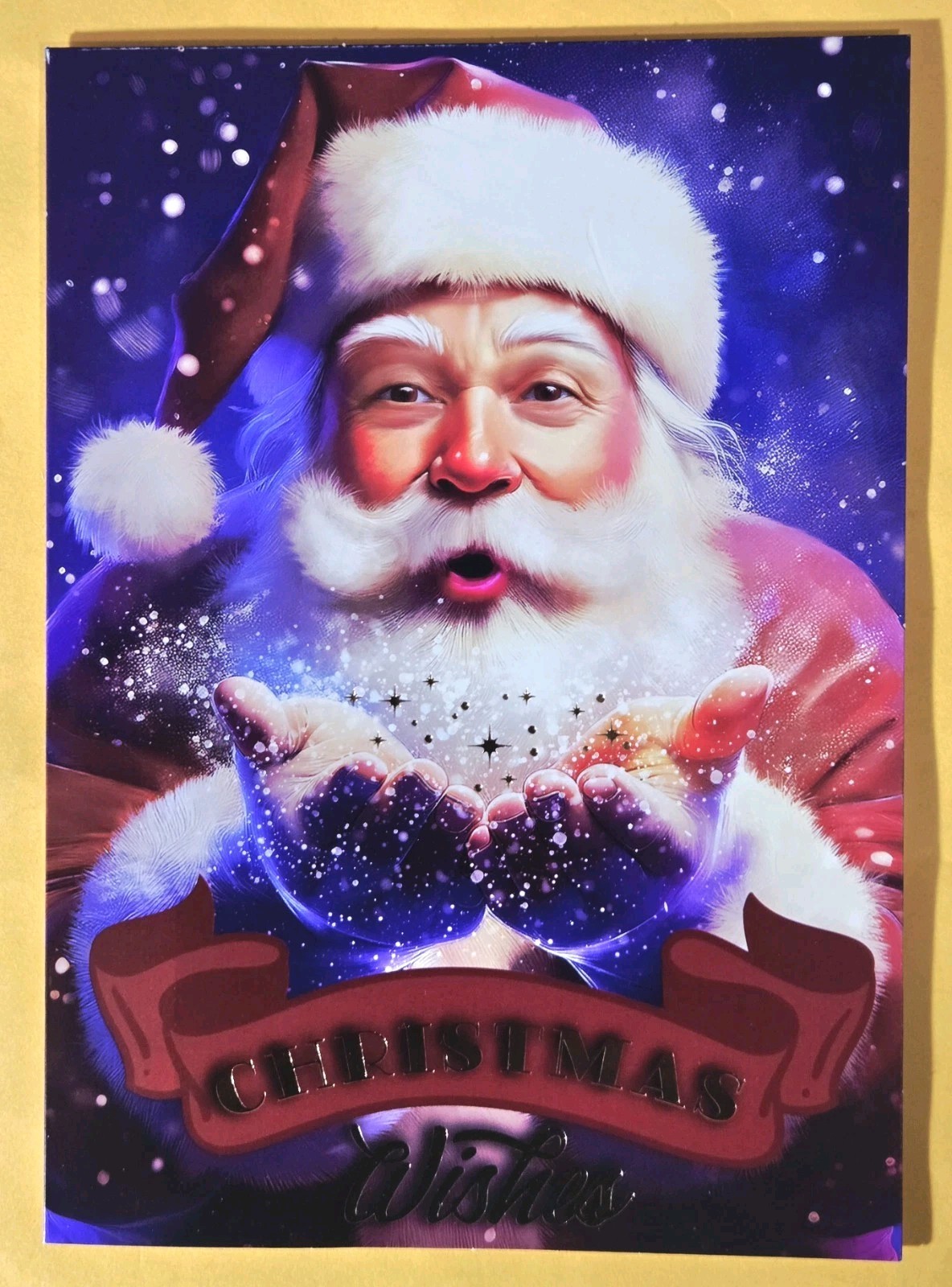 Merry Christmas Greeting Card (+ Envelope 5×7″).