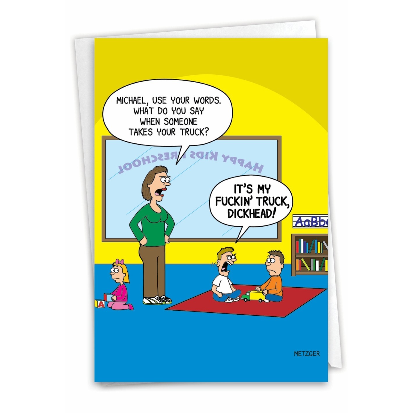 Humor Funny F’in Birthday Card – Friend Her Him Nobleworks