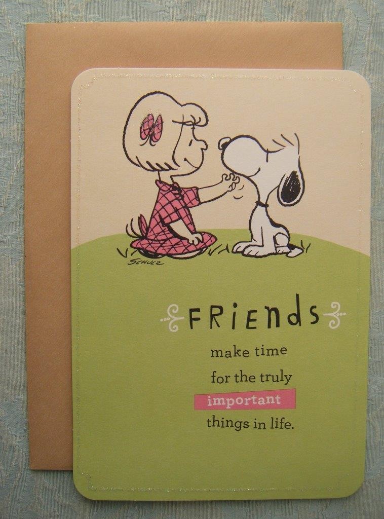 Peanuts Gang Snoopy So Thankful Friends Greeting Card Dayspring New (403)