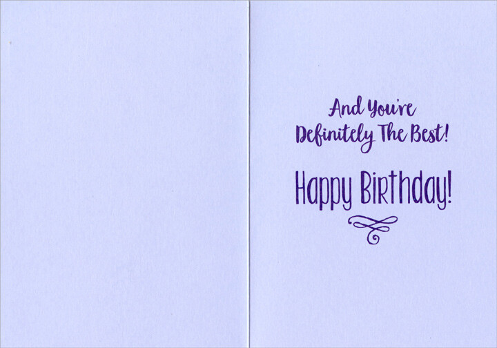 Designer Greetings Only the Best is Good Enough Birthday Card for Cousin
