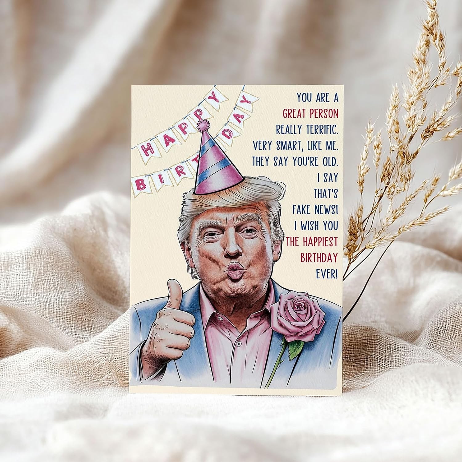 Funny Birthday Cards for Men Women 30th 40th 50th 60th 70th Years Humorous